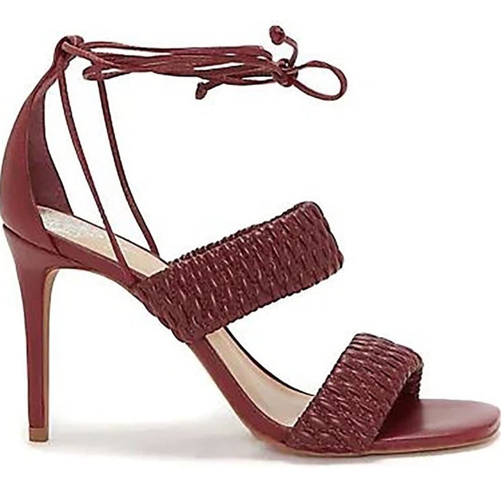 𝅺⭐️nwt Vince Camuto Antilique Fired Brick Quilted Stretch Sandals⭐️